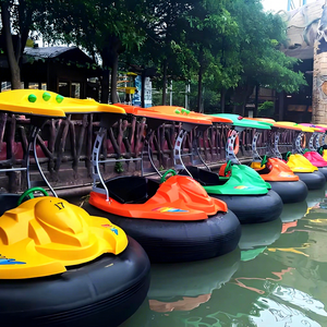 Jeux de parc aquatique adulte électrique rond Ufo autos tamponneuses gonflables équipement de bateau à vendre - Product Image 1