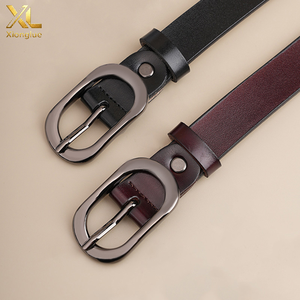 Hot Sale Stock Fashion Cute Genuine Leather <b>Women</b>/girls <b>Dress</b> <b>Belts</b> with Gold Pin Buckle - Product Image 3