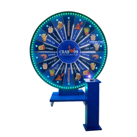 Roue de la fortune interactive personnalisée avec logo de grande taille de la marque Qinlong pour promotion mondiale d'événements
