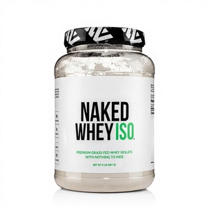 Proteína Aislada de Suero NAKED, 2 Ingredientes, 30g, Proteína de Animales Alimentados con Pasto, Cero Carbohidratos, Sin Sabor, Sin Denatuarizar, Sin OMG, Sin Soya, Sin Gluten - Product Image 1