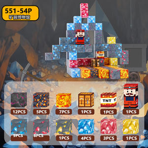 Jouet de développement cognitif avec des blocs de <span class=keywords><strong>puzzle</strong></span> magnétiques livraison directe au détail en gros disponible pour les enfants de 3 ans et plus - Product Image 2