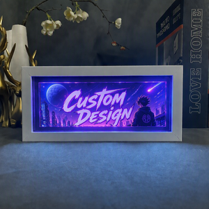 Lámpara de Papel Tallado en 3D con Diseño Personalizado de 240 Personajes de Dibujos Animados, Eevee, Charmander, Sylveon, Luz LED de Anime, Cubierta de Acrílico ABS - Product Image 5
