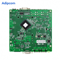 Carte mère industrielle embarquée Nano Intel J1900 BayTrail 2*Mini PCIe Double Gigabit Ethernet 120*120mm pour POS et affichage numérique
