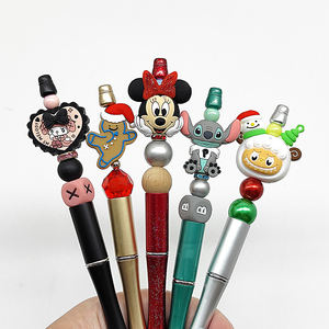 Cuentas <span class=keywords><strong>de</strong></span> Silicona Masticables <span class=keywords><strong>de</strong></span> Grado Alimenticio con Diseño 3D <span class=keywords><strong>de</strong></span> Dibujos Animados para Niños, Cuentas para Hacer Pulseras, Llaveros y Manualidades Dentales - Product Image 1