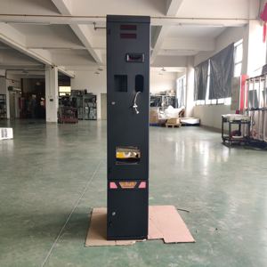 Cambiador de billetes a fichas de alta calidad con lector de tarjetas Nayax máquina cambiadora de monedas empujador de monedas de pie para cantina Hotel Game City - Product Image 4