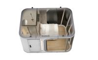 Maison capsule modulaire préfabriquée portable en acier léger personnalisée
