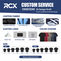 T-shirts Polo décontractés RCX à manches courtes, personnalisables, de haute qualité
