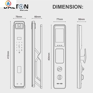 Dalton P90 Télécommande sans limitation de distance via l'application Nouvelle serrure de porte intelligente en aluminium Dernière technologie - Product Image 3
