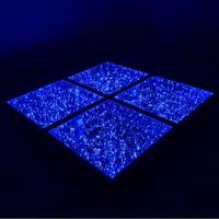 Vente directe d'usine, piste de danse pour événements de mariage, scène en verre à filament LED, décoration de mariage, toile de fond, décoration d'événements de mariage