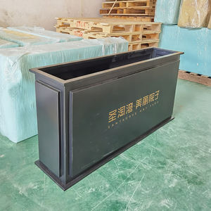 أثاث منزلي مستطيلي من الفولاذ المقاوم للصدأ حسب الطلب ، قطعة أرض خارجية من الشركة المصنعة بسعر الجملة - Product Image 1