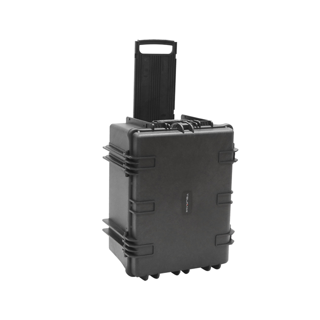 Shockproof Hard Plastic Carrying Waterproof Large Camera Case Wheeled Tool Case with Foam