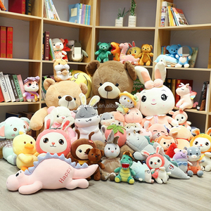 Vente en gros de jouets animaux en <span class=keywords><strong>peluche</strong></span> machine à griffes jouets en <span class=keywords><strong>peluche</strong></span> super doux avec remplissage en coton PP pour les étals de mariage parc enfants - Product Image 5