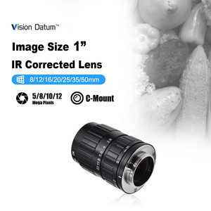 <span class=keywords><strong>1</strong></span> "5MP jour et nuit IR corrigé 25mm 35mm 50mm Iris manuel objectif à monture C pour le contrôle du transport - Product Image 1