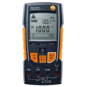 มัลติมิเตอร์ดิจิตอล Testo 760-3 แสดงค่า True Effective Value สำหรับวัดแรงดันและกระแสไฟฟ้า รับประกันจากผู้ผลิต 12 เดือน - Product Image 1