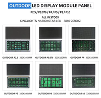 Módulo LED para Exteriores P3.076, 320x160mm, RGB a Todo Color, Resistente al Agua, Brillo de 5000cd, Distancia de Visualización de 2.5m-100m, Panel de Pantalla LED