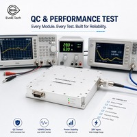 Módulo Amplificador de Potencia RF GaN de 100W, 2400-2500MHz, 2.4GHz, Amplio Voltaje 24-36V, Salida RS485 N-F, Disipador de Calor de Aluminio, Bajo Ruido