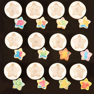 Cổ Điển 12 Vòng Mô Hình 3D Ngôi Sao Năm Cánh Hồ Sơ Chòm Sao Bề Mặt DIY Silicone Xà Phòng & Nến Khuôn Mẫu - Product Image 6