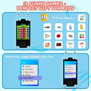 2024 teléfonos inteligentes para niños Mini teléfono para niños Juego de cámara Juguete de aprendizaje Niños Teléfono inteligente con cámara Juguete - Product Image 5