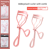 Outils de maquillage sous marque privée : recourbe-cils en plastique avec peigne, kit de rehaussement de cils, revêtement coloré, haute qualité pour échantillons de maquillage