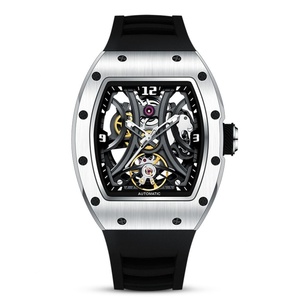 CHANCE Unisex High Quality Automatic <b>Watch</b> Fashion <b>Mechanical</b> <b>Watch</b> Square Silicone Strap Oval Factory Wholesale - Product Image 1