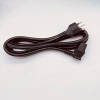 Cordon d'alimentation iec c13, fiche à 3 broches vers angle gauche, noir, suisse, HO5VV-F