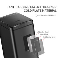Poubelle intelligente de cuisine en acier inoxydable avec capteur, 50L (13 gallons), logo OEM, pour usage intérieur