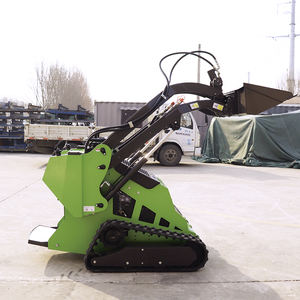 Mini-chargeuse sur chenilles à moteur essence Honda, fabrication chinoise, capacité de 500 kg, pompe hydraulique, godet de 0,2 m³, certifiée CE - Product Image 3