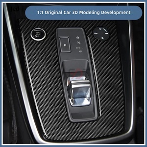 Cubierta de Panel de Consola Central de Fibra de Carbono Real para <span class=keywords><strong>AUDI</strong></span> A3 S3 RS3 8.5Y Facelift 2025-2026 8Y Pre-facelift 2020-2024, <span class=keywords><strong>Interior</strong></span> de Coche, LHD RHD - Product Image 3