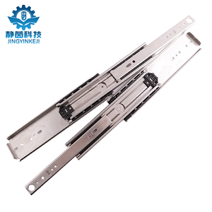 76mm 3 lần mở rộng đầy đủ nặng 500lbs bóng mang ngăn kéo trượt đường sắt cho Camper <span class=keywords><strong>RV</strong></span>/đồ nội thất phần cứng tủ thép không gỉ - Product Image 1