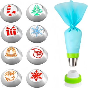 Juego de Boquillas para Decorar con Glaseado, con Bolsa de Repostería <span class=keywords><strong>Desechable</strong></span>, para Decorar Pasteles, Galletas, Cupcakes y Repostería Casera - Product Image 6