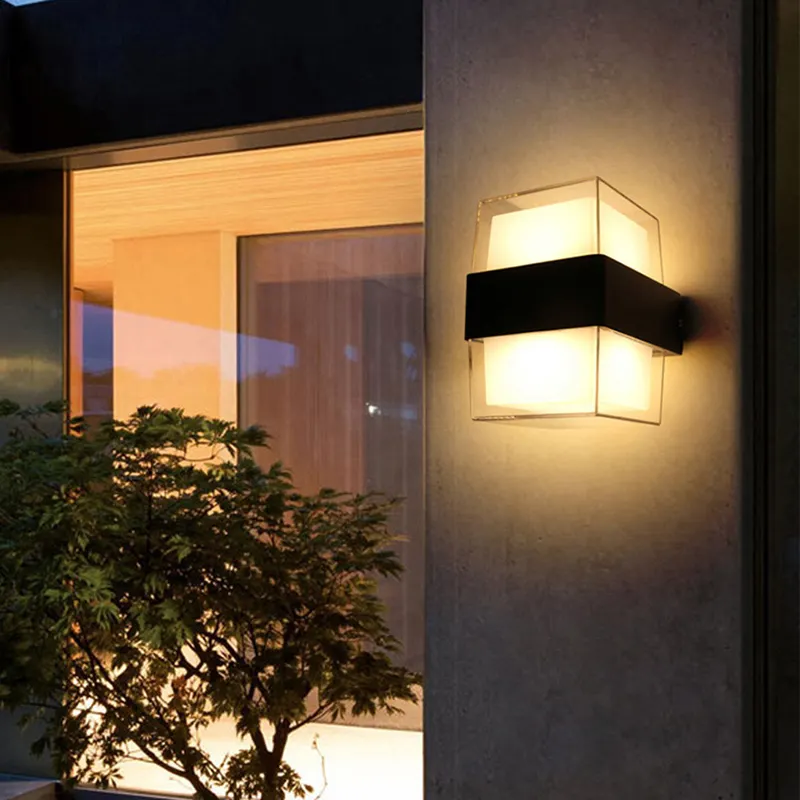 Hotel Villa Project Binnenplaats Corridor Ip54 Waterdichte Wandlamp 6W 12W Indoor Outdoor Aluminium Led Wandlamp