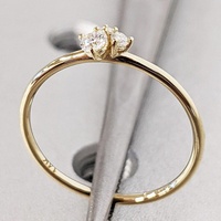 Bague de fiançailles personnalisée à trois pierres en diamant de laboratoire taille ronde 2 carats, or massif 10K/14K/18K, certifiée IGI, couleur DEF CVD/HPHT