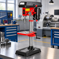 Perceuse d'établi industrielle 16 mm, trou de perçage max., 550 W, 16 vitesses, broche MT2 réglable