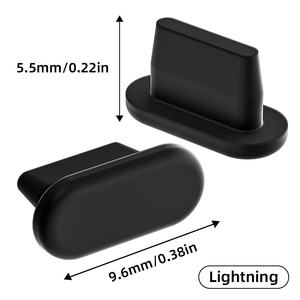 Bouchon anti-poussière en silicone USB Type-C pour téléphone portable, bouchon de données, bouchon de <span class=keywords><strong>port</strong></span> de charge, bouchon d'écouteurs - Product Image 2