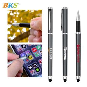 Luxury 0.5mm Electric Screen Touching Writing Gel <b>Pen</b> Solid <b>Color</b> with Custom Logo Metal Design for Office Use - Product Image 3