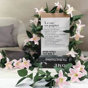 Ornamenti per la decorazione della casa di vite di giglio fiori di seta matrimonio bellissimi fiori artificiali di finitura <span class=keywords><strong>Chen</strong></span> - Product Image 4