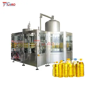 TUYAO 6000BPH 1L Pflanzenöl füll maschine rotierend Wäge zelle mit Olivenöl füll maschine Speiseöl füll maschine m