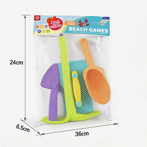 ชุดของเล่นชายหาดสำ<span class=keywords><strong>ห</strong></span>รับเด็ก 4 ชิ้น ประกอบด้วยคราดด้ามยาว พลั่ว <span class=keywords><strong>จอบ</strong></span> และที่ตักดิน พร้อมถุงตาข่าย พกพาสะดวก สำ<span class=keywords><strong>ห</strong></span>รับเล่นทรายในสวนกลางแจ้งช่วงฤดูร้อน - Product Image 6
