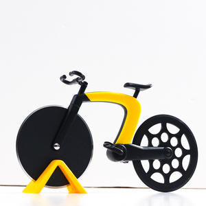 Cortador de Pizza de Acero Inoxidable 430, Rueda de Pizza Antideslizante de Acero ABS, Herramienta para Cortar Pizza para Uso en Cocina y Repostería - Product Image 1