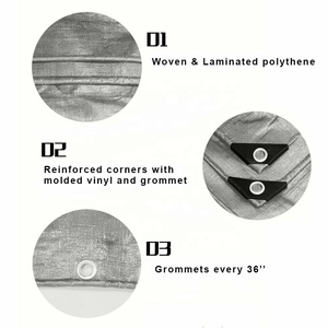 Bâche en <span class=keywords><strong>tissu</strong></span> MILLION résistante au soleil, imperméable, pour couverture de camion, agriculture, revêtement de bassin, bâches robustes et imperméables - Product Image 6