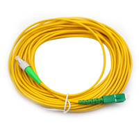 Kabel Patch Fiber Optik LC/UPC-LC/APC SM G652D/G657A1/A2 Kustom untuk Penggunaan Dalam Ruangan Single Mode 2.0mm 3.0mm SC/LC/FC FTTH PVC/LSZH 1