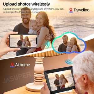 FRAMEO 10.1 Inch <b>WiFi</b> Digital Photo Frame 32GB Memory Auto-Rotate Portrait & Landscape, Share Pictures Videos Via Frameo App - Product Image 5