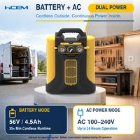Compresseur d'air léger de 8 kg avec moteur BLDC sans balais et double alimentation pour une utilisation continue en intérieur ou sur le terrain