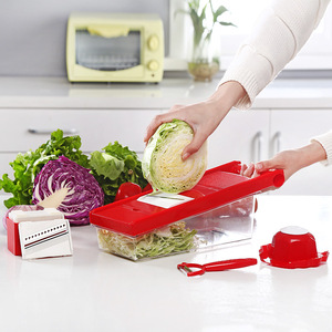 Manual Plastic <b>Fruit</b> and <b>Vegetable</b> Slicer With Food Container for Home Use <b>Vegetable</b> Slicer Cheese Slicer - Product Image 4