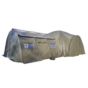 Heavy Duty Command Surplus Camping Ridge Style Canvas Disaster Relief Emergency Tent For Sale Waterproof Canvas Outdoor Tent