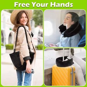 Échantillon Gratuit - Vente Flash : Oreiller de Voyage Ergonomique en U Multifonctionnel avec Rangement pour Vêtements - Idéal Avion - Product Image 6