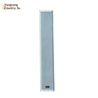 Altavoz de Columna LAS LCS-810 820 830 para Interiores/Exteriores, de Aleación de Aluminio, Impermeable, 10W, Entrada Balanceada XLR, Sin Fuente de Alimentación