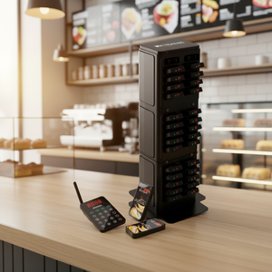 Sistema de Llamadores para Restaurantes con Montaje en Pared, Resistente al Agua IP67, 30 Llamadores, 433.92MHz, Alcance de 500m, RETEKESS TD177 - Product Image 1