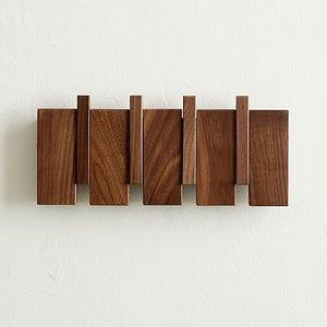 Ganchos para abrigos <span class=keywords><strong>de</strong></span> <span class=keywords><strong>madera</strong></span> <span class=keywords><strong>de</strong></span> alta calidad montados en la pared, perchero para colgar en la pared con 4 ganchos - Product Image 1