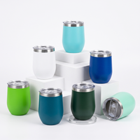 Tasse écologique en coquille d'œuf, en acier inoxydable 304, en forme de U, à double paroi, sous vide, résistante aux hautes températures, pour le thé